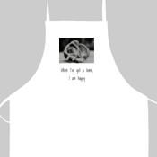 When I've got a bone I'm happy