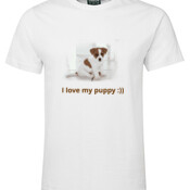 I love my puppy