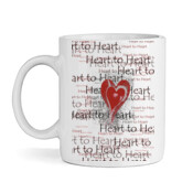 Hear to heart mug